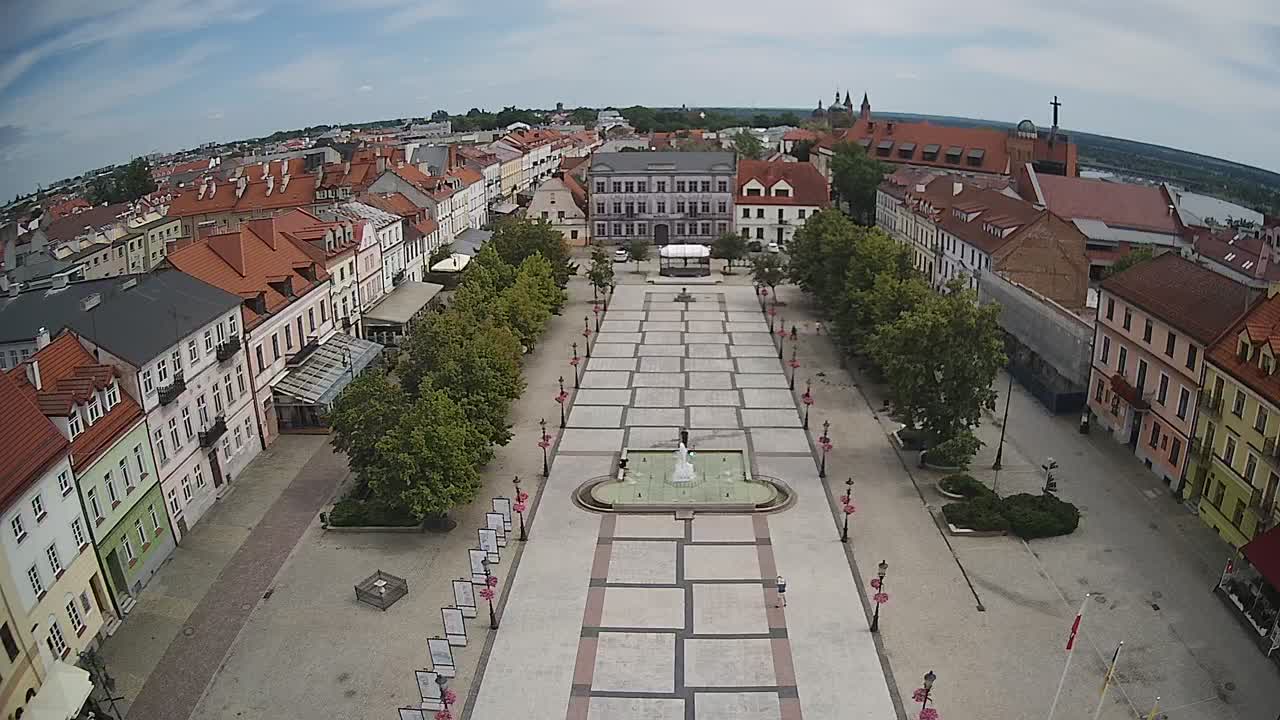 Obraz z kamery na Starym Rynku w Płocku w dniu 2026-07-29 14:34